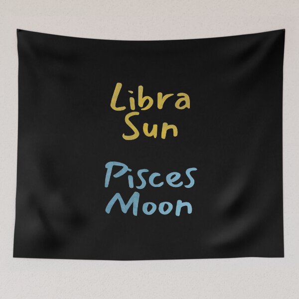 Item preview, Libra Sun Pisces Moon Text designed and sold by leomooncreates.