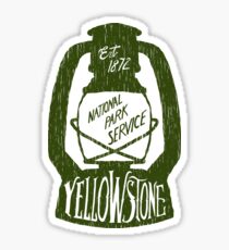 Yellowstone Camping Sticker