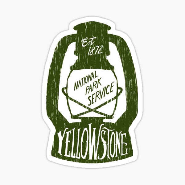 Yellowstone Camping Sticker