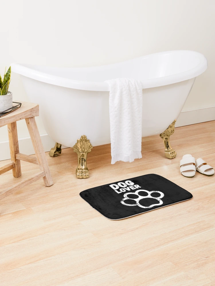 Thumbnail 2 of 6, Bath Mat, Dog Lover designed and sold by RIVEofficial.