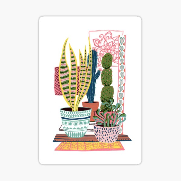 Cactus garden Sticker