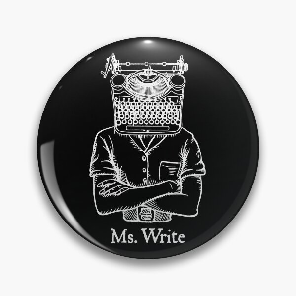 Item preview, Ms. Write Author Writer Vintage Typewriter Funny Word Pun designed and sold by GrandeDuc.