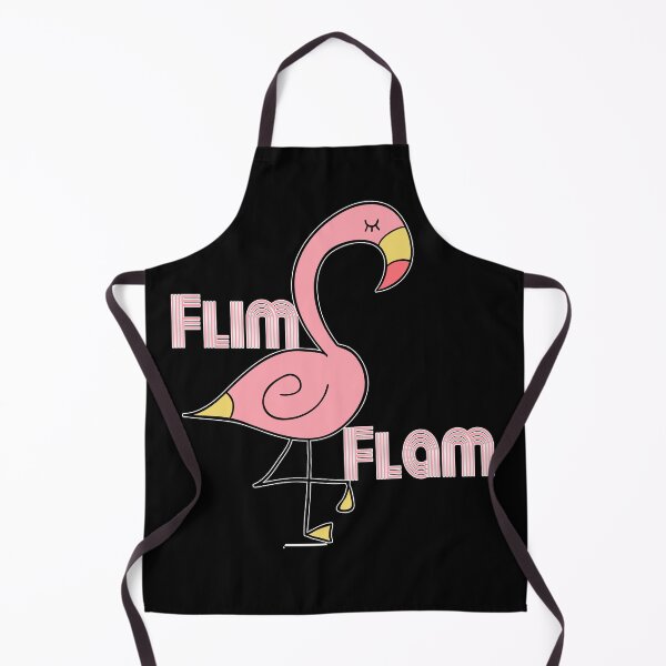 Item preview, Flim Flam Retro Flamingo designed and sold by dreamofdenim.