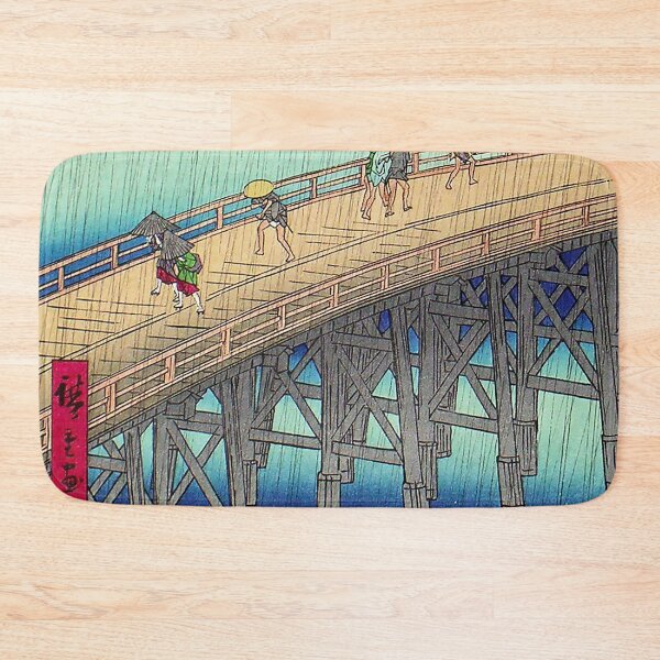 Item preview, Sudden Shower over Shin Ohashi Bridge - Hiroshige - 1857 designed and sold by CJET.
