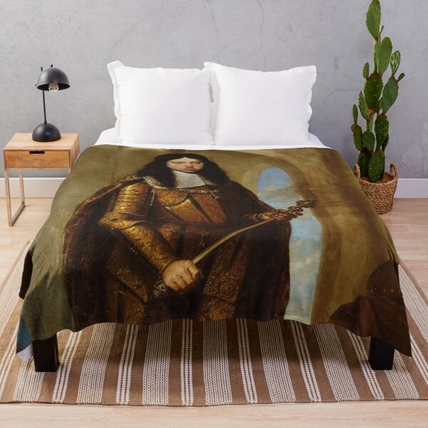 Artikelvorschau, Vintage portrait of the King of Spain in golden armour entworfen und verkauft von Vintage Designs +.