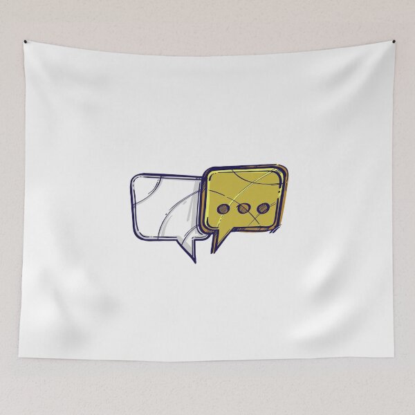 Item preview, Writing Speech Bubble designed and sold by MisterGooseShop.