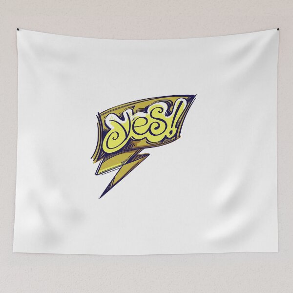 Item preview, Yes Speech Bubble designed and sold by MisterGooseShop.