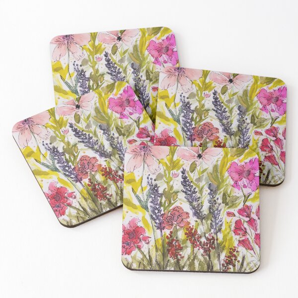 Item preview, Lovely Summer Wildflowers Watercolor Artwork designed and sold by Robin Liner.