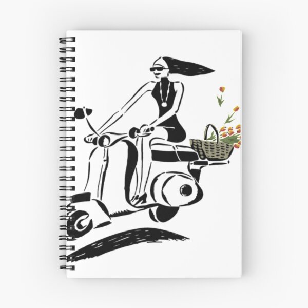 Artikelvorschau, Moped Blumenmädchen entworfen und verkauft von benlaube.