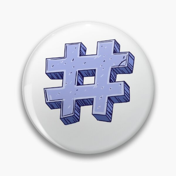 Item preview, Purple Hashtag designed and sold by MisterGooseShop.