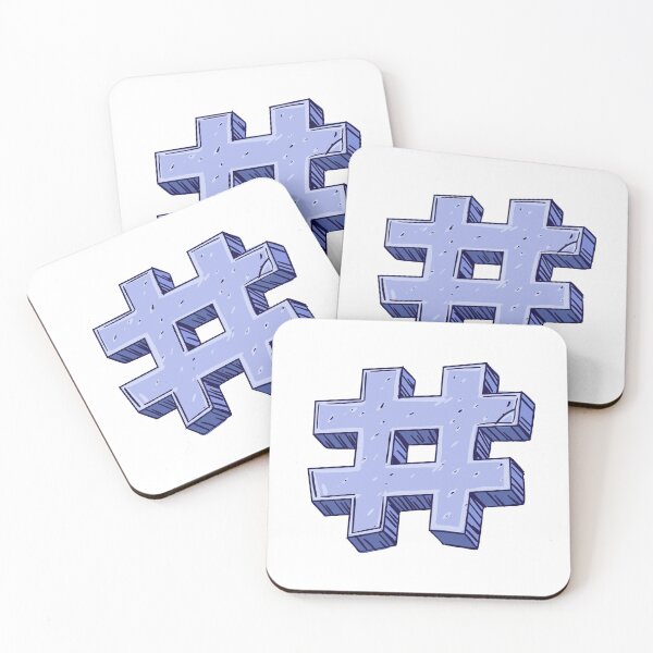 Item preview, Purple Hashtag designed and sold by MisterGooseShop.