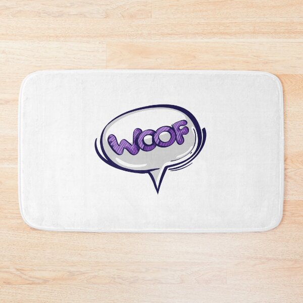 Item preview, WOOF Speech Bubble designed and sold by MisterGooseShop.