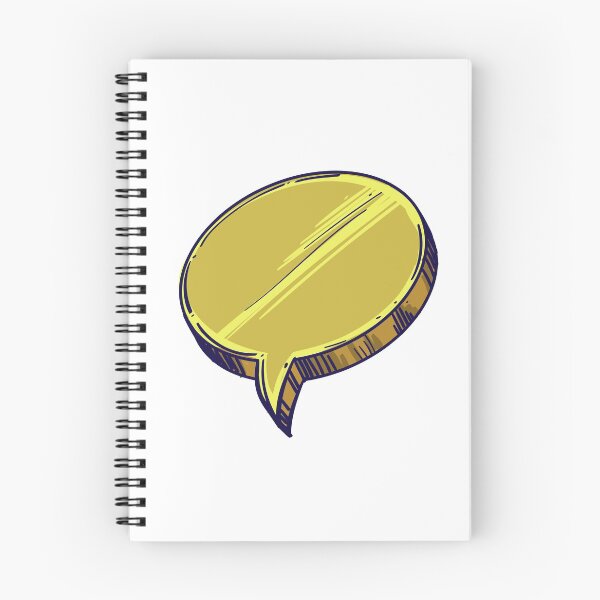 Item preview, Gold Speech Bubble designed and sold by MisterGooseShop.