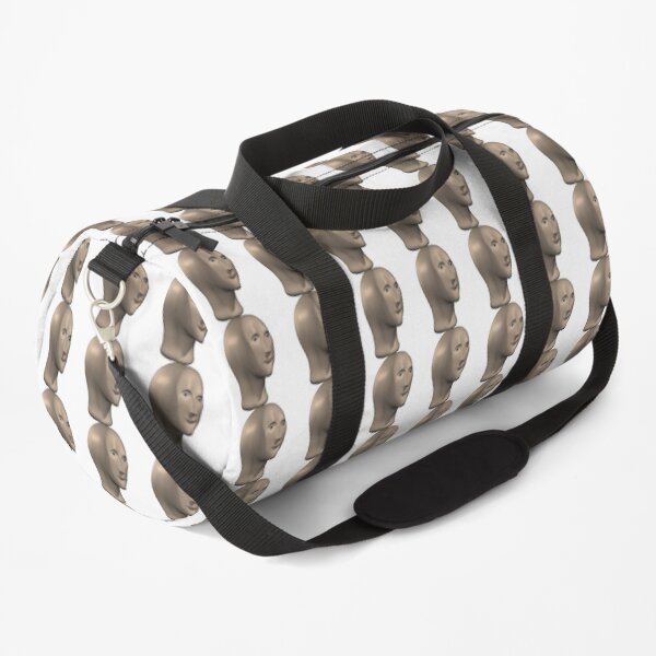 Surreal Man Meme Duffle Bag