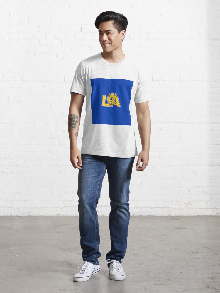 Los Angeles Rams Artwork: Men's Retro Heather T-Shirt