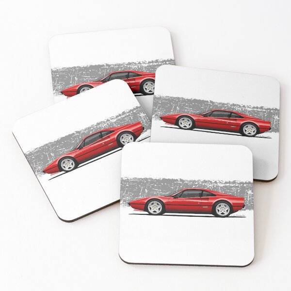 Item preview, My drawing of the red Maranello Italian classic sports car designed and sold by designjaag.