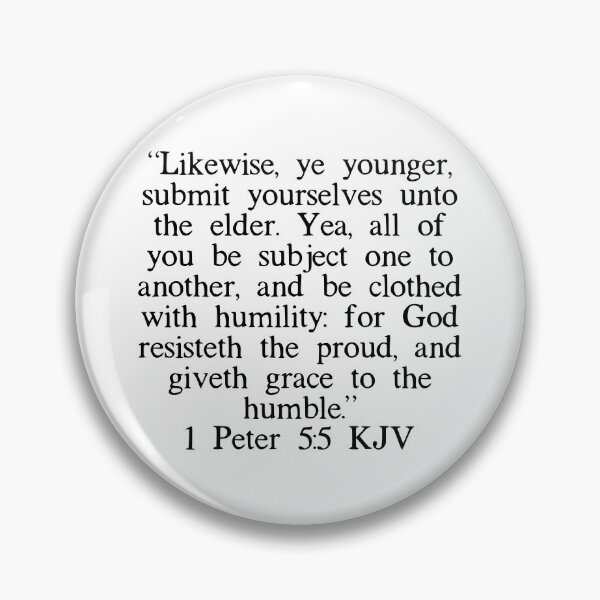Item preview, 1 Peter 5:5 KJV designed and sold by IBMClothing.