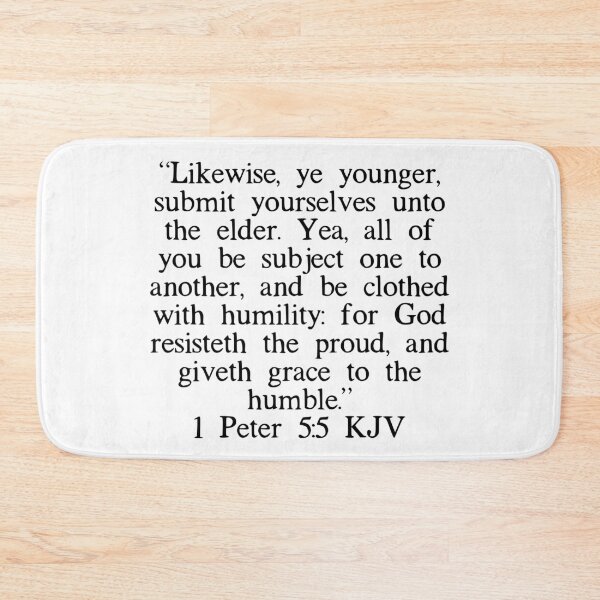 Item preview, 1 Peter 5:5 KJV designed and sold by IBMClothing.