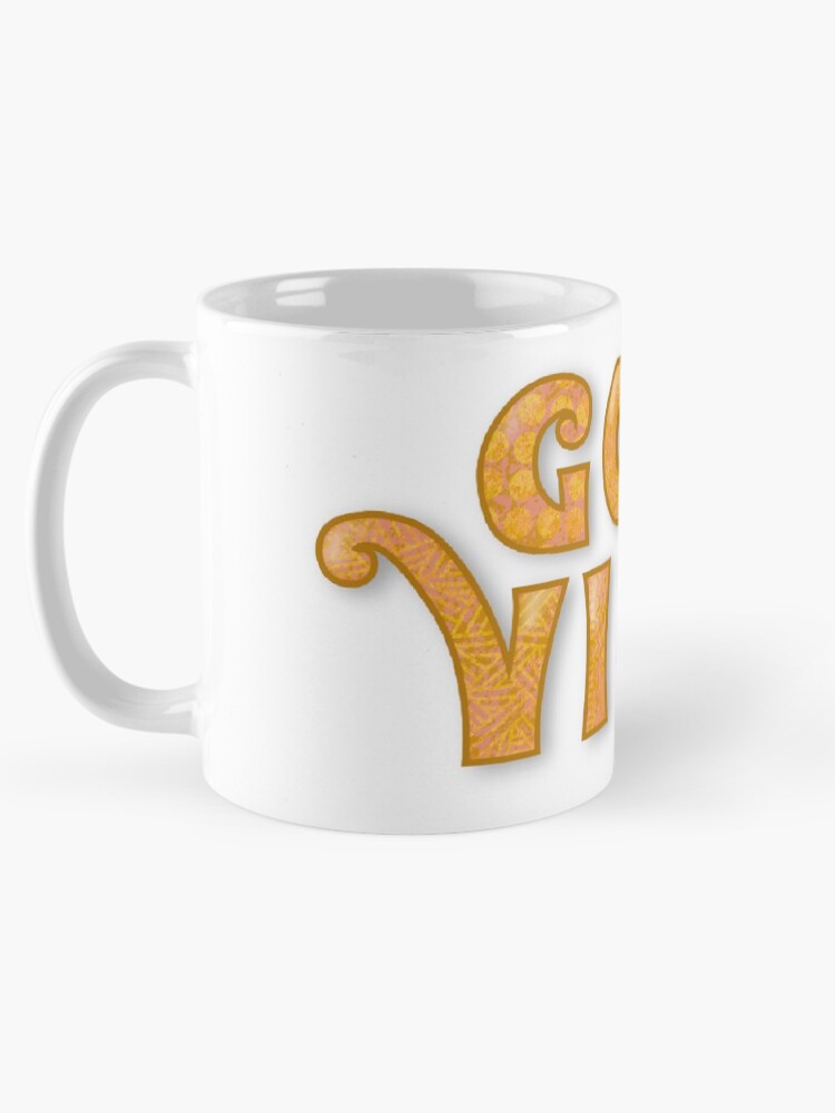 Thumbnail 5 of 6, Coffee Mug, Good Vibes designed and sold by TangleBoBangle.