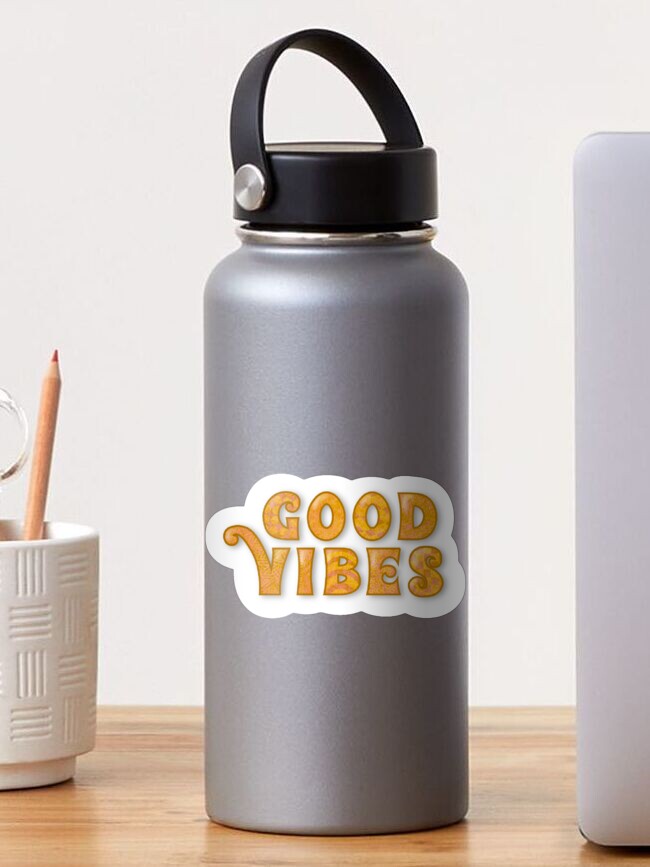 Thumbnail 1 of 3, Sticker, Good Vibes designed and sold by TangleBoBangle.