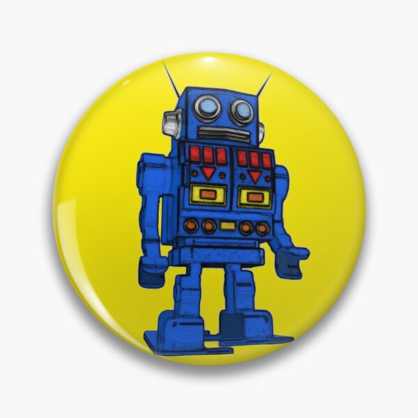 Item preview, Blu Bot Yellow designed and sold by LawrenceA.