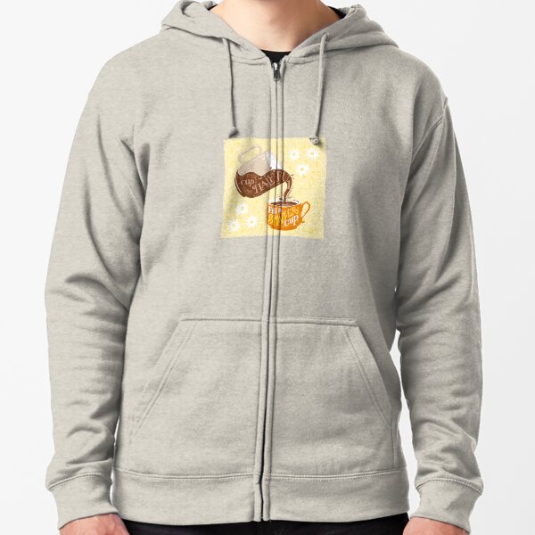 Fill a smaller cup Zipped Hoodie
