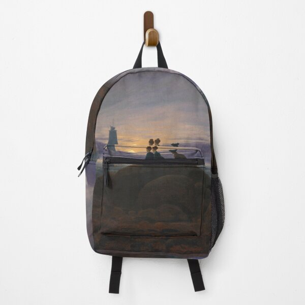 Item preview, Moonrise by the Sea (1822) by Caspar David Friedrich designed and sold by History Merch!.