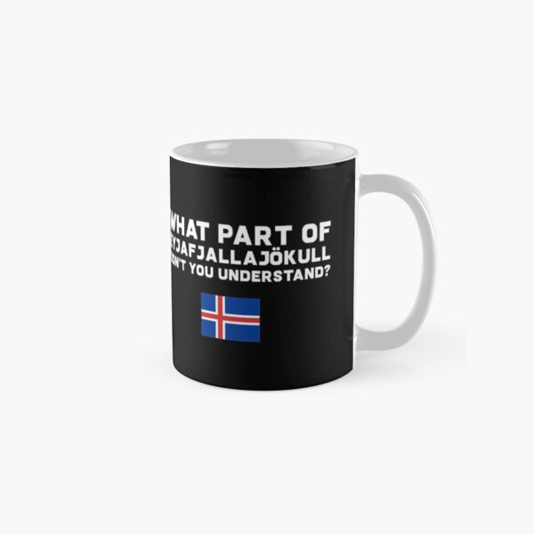 Vista previa del artículo con la obra «Volcan divertido islandia», diseñado y vendido por Mile Marker Brands.