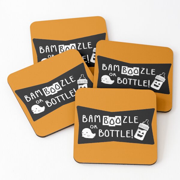 Item preview, bamBOOzle or bottle! in black designed and sold by AngieHursh.
