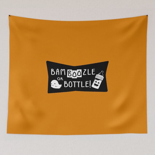 Item preview, bamBOOzle or bottle! in black designed and sold by AngieHursh.