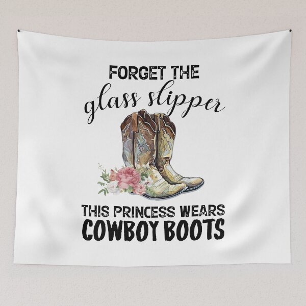 Item preview, Forget the glass slipper This princess wears cowboy boots  designed and sold by BrucesAlexander.