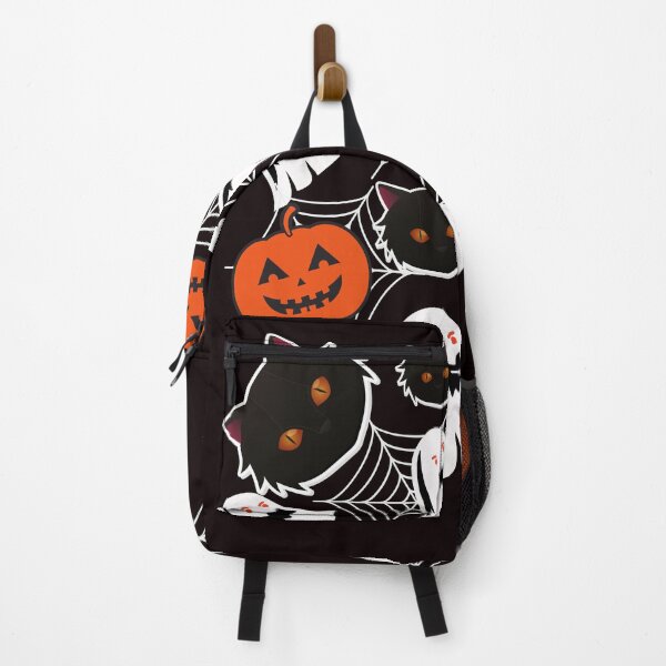 Artikelvorschau, Halloween Kürbis, schwarze Katze und Geistermuster entworfen und verkauft von kamila11.