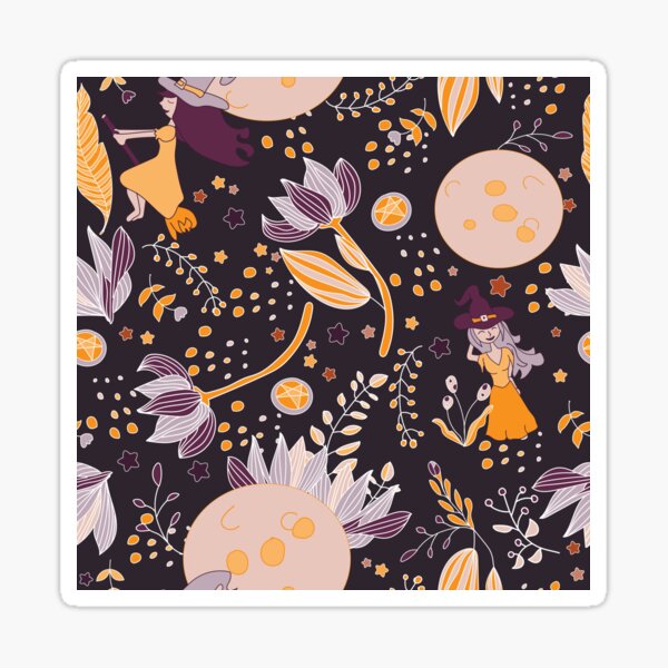 Witches of the Full Moon Sticker