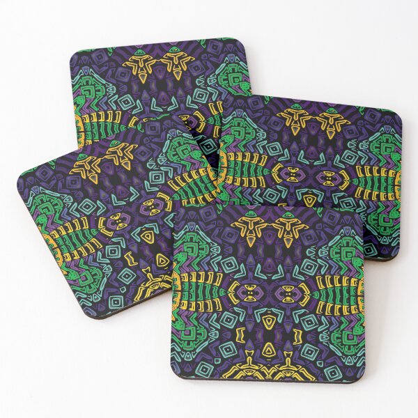 Item preview, maya and aztecs psychedelic abstraction designed and sold by andromedoz.
