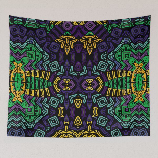 Item preview, maya and aztecs psychedelic abstraction designed and sold by andromedoz.