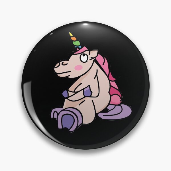 Item preview, The character is a unicorn, the unicorn sits with folded hands designed and sold by molodec.