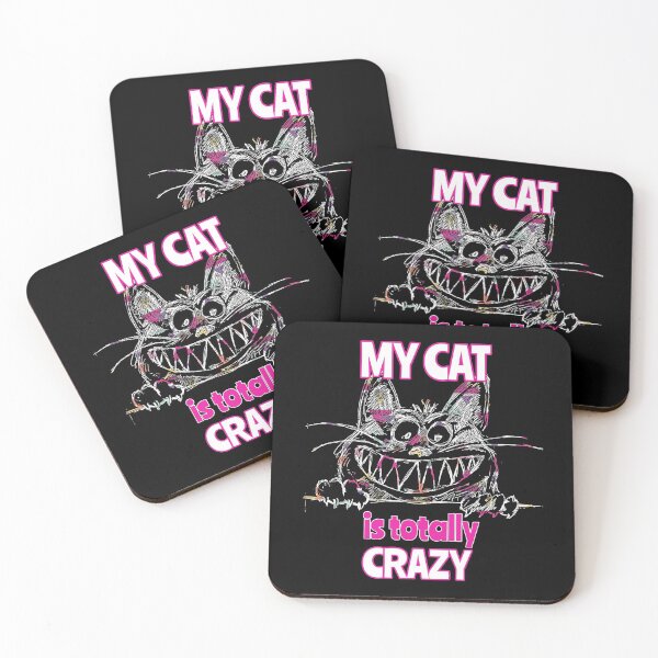 Item preview, My Cat Is Totally Crazy Cute Cat designed and sold by SqualeForce.