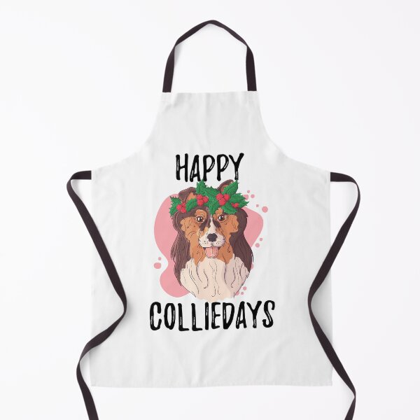 Item preview, Happy Colliedays Funny Collie Dog Christmas Pun designed and sold by CrystalCrush.