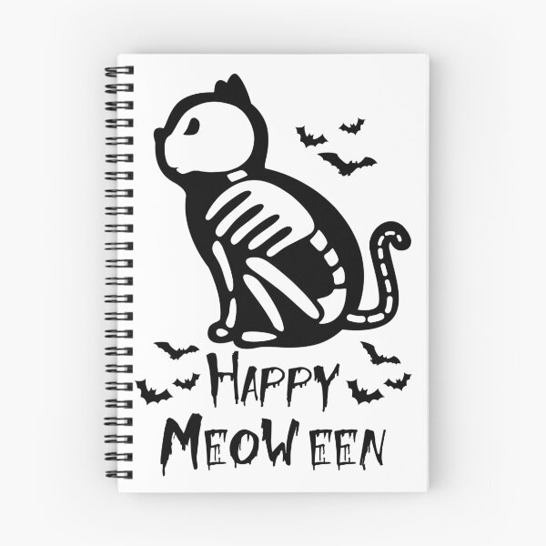 Artikelvorschau, Kitty Cat Skeleton Halloween entworfen und verkauft von ThinkViolet.