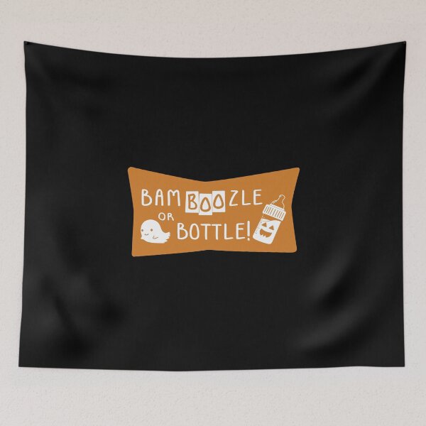 Item preview, bamBOOzle or bottle! in orange designed and sold by AngieHursh.