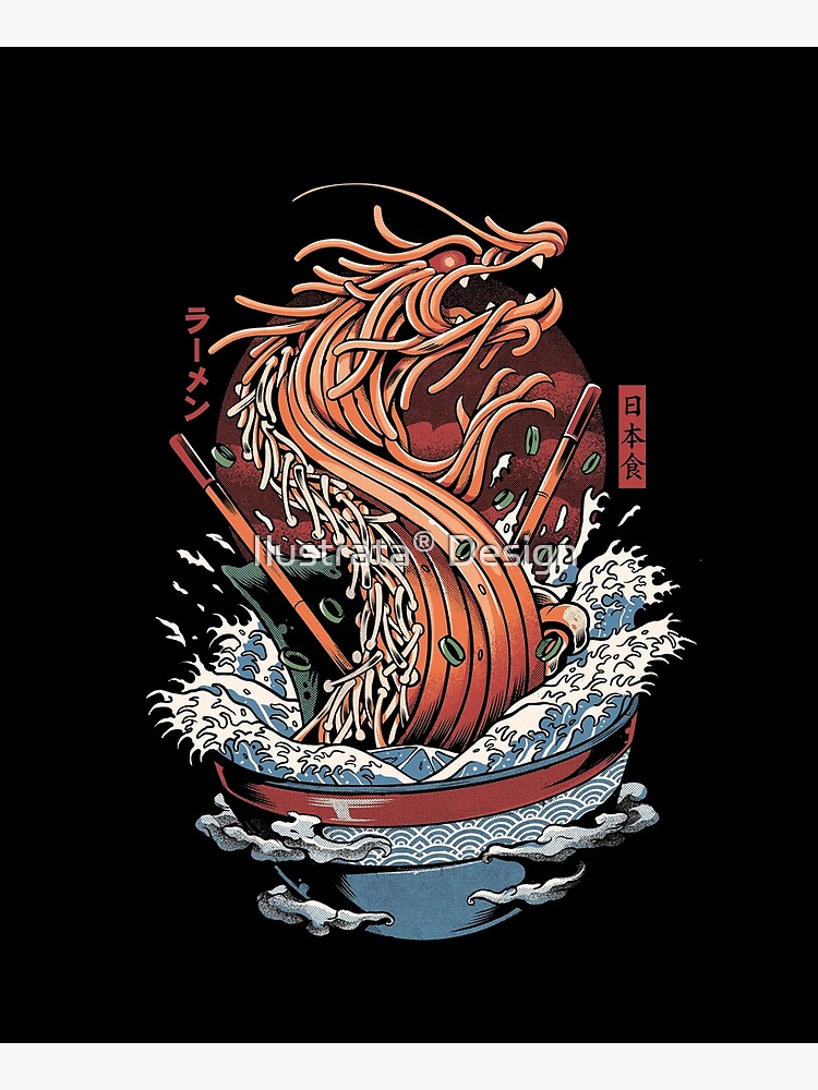 Ramen Dragon by ilustrata