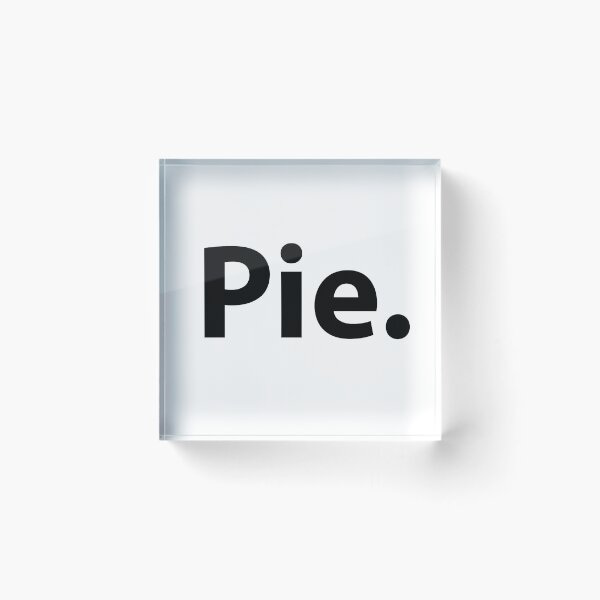 Item preview, Pie Simple Text food and desert designed and sold by TravelScientist.