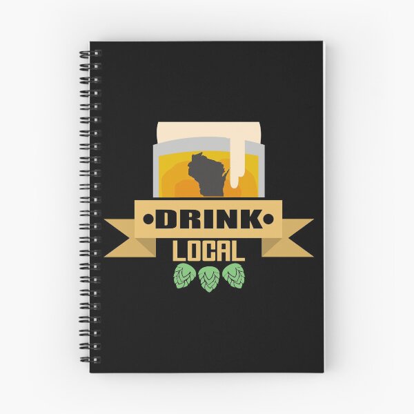 Artikelvorschau, Wisconsin Drink Local entworfen und verkauft von WearWisco.