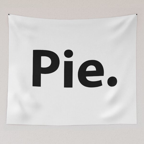 Item preview, Pie Simple Text food and desert designed and sold by TravelScientist.