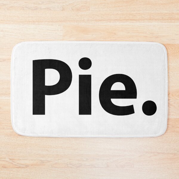 Item preview, Pie Simple Text food and desert designed and sold by TravelScientist.