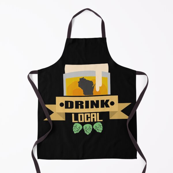 Artikelvorschau, Wisconsin Drink Local entworfen und verkauft von WearWisco.