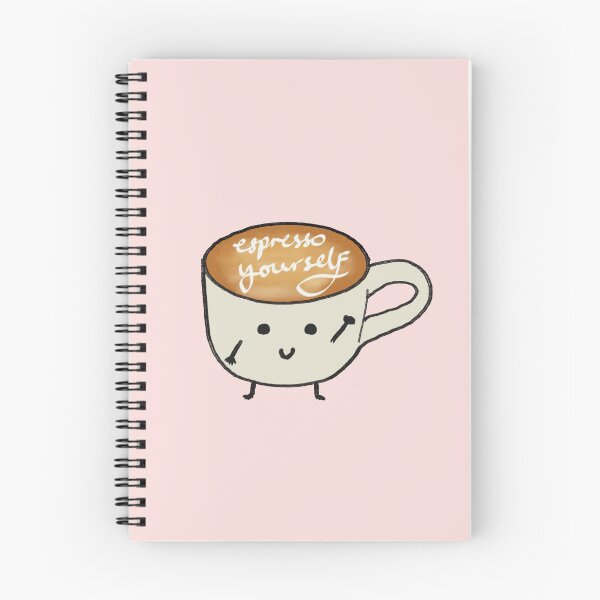 Item preview, Taza de café linda que agita "Espresso Yourself" (en rosa) designed and sold by THNKDESIGN.