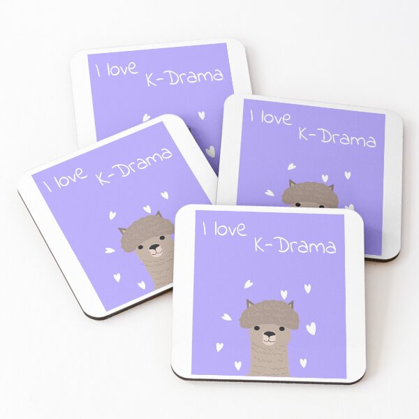 Item preview, I Love K-drama llama Funny Kdrama Korean k-Pop gift designed and sold by engsasa.