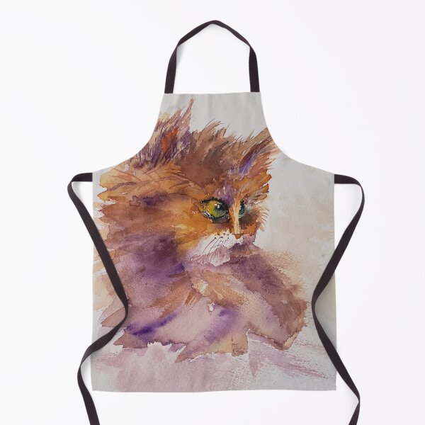 Item preview, Crazy For Cats watercolor painting designed and sold by Robin Liner.