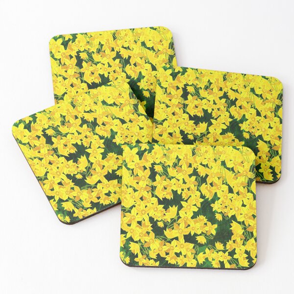 Item preview, Yellow Floral Art designed and sold by customgiftstore.